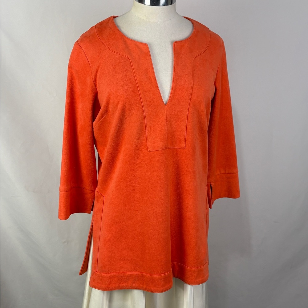 Gretchen Scott Designs Vibrant Orange Tunic